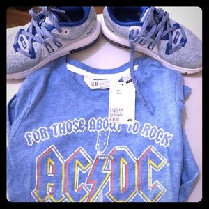 BUNDLE AIR MAX AND H&M LS BAND SHIRT